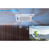 Pioneer Quantum Ultra Ceiling Cassette Ductless Mini Split - Lifestyle 1