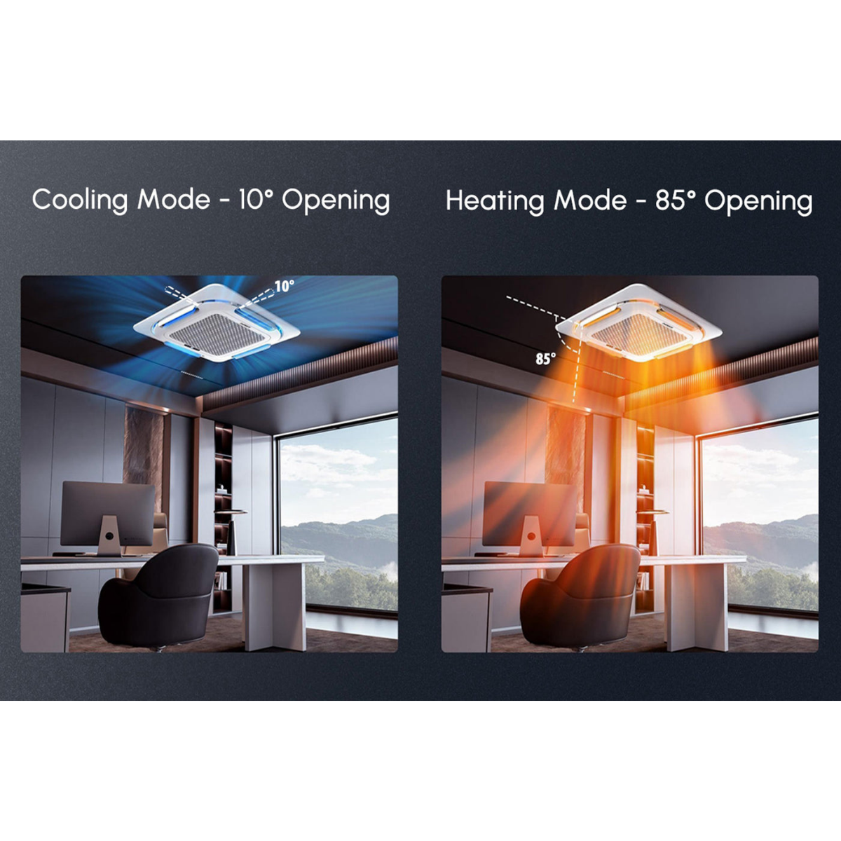 Pioneer Quantum Ultra Ceiling Cassette Ductless Mini Split - Lifestyle 3