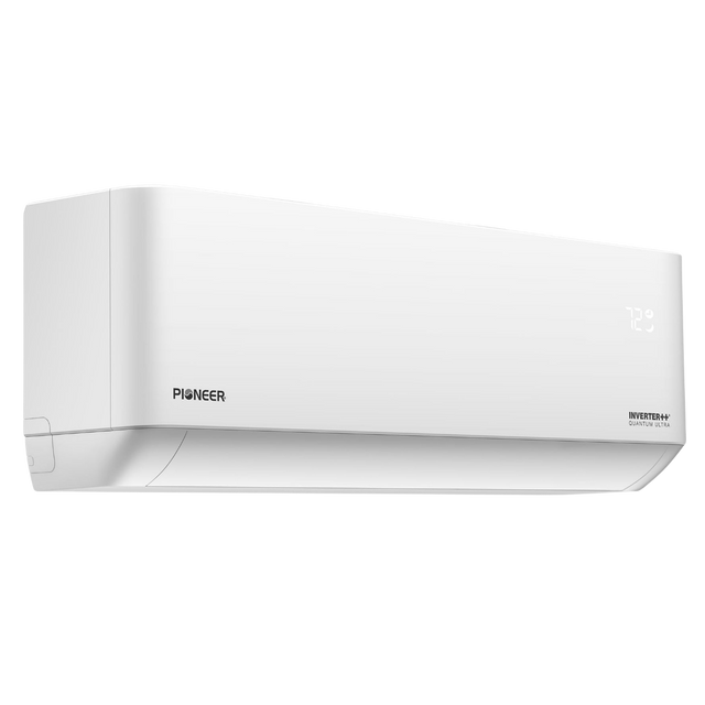 Pioneer Quantum Ultra High-Wall Series Ductless Mini Split - Indoor Unit Angle 1