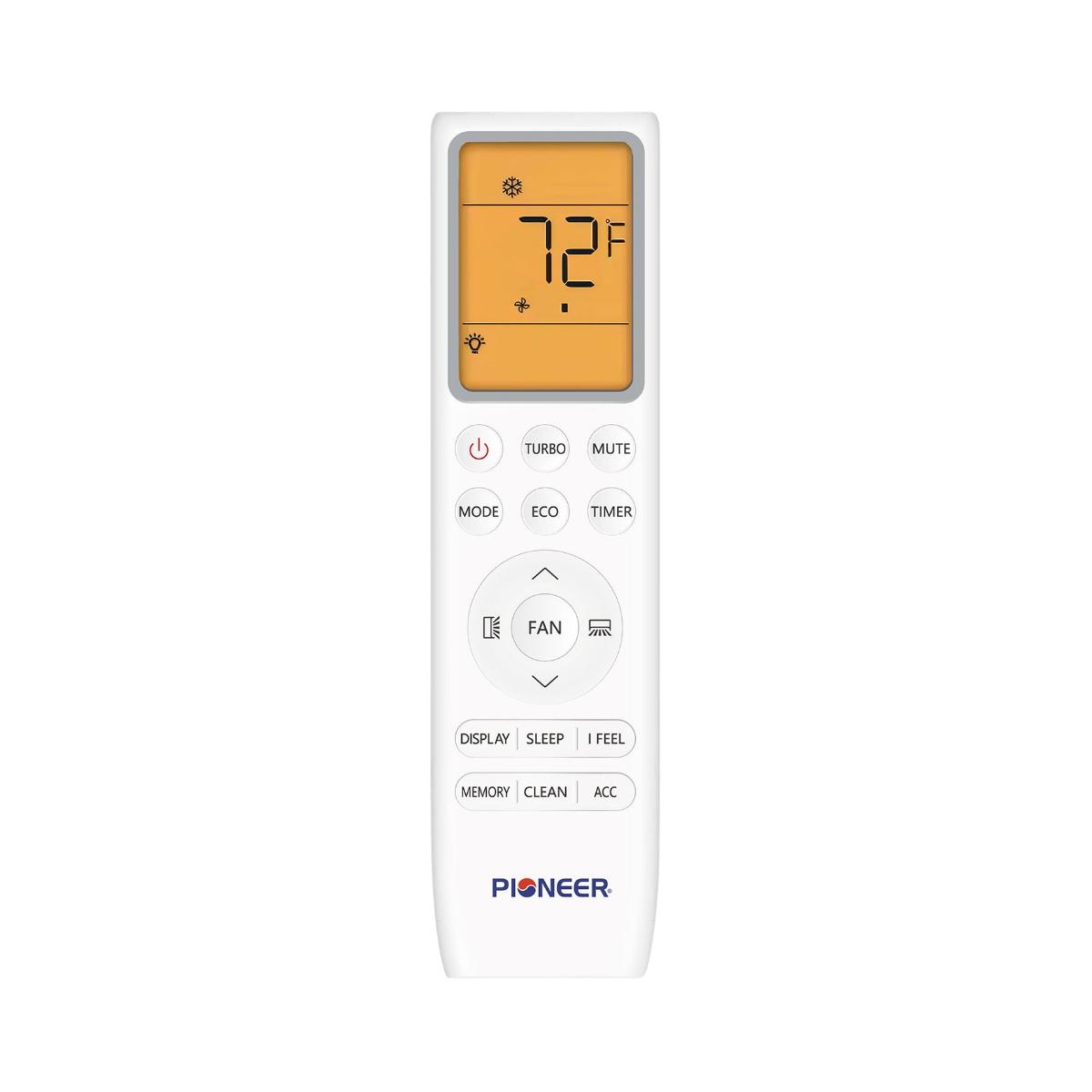 Pioneer Quantum Ultra High-Wall Series Ductless Mini Split - Remote Control