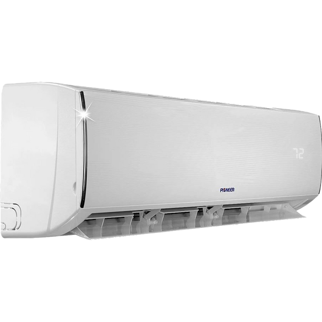 Pioneer Diamante Series 12,000 BTU Mini Split Heat Pump - Indoor Inverter Left Angle View