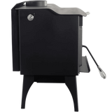 Pleasant Hearth Wood Burning Stove - Side View