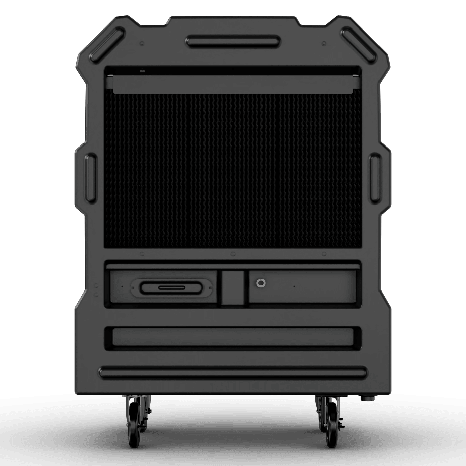 Portacool Apex 1200 Commercial Evaporative Cooler - Back View