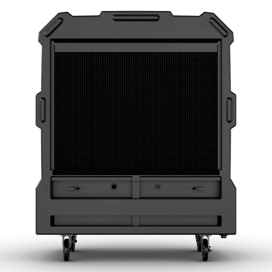 Portacool Apex 2000 Commercial Evaporative Air Cooler - Back View