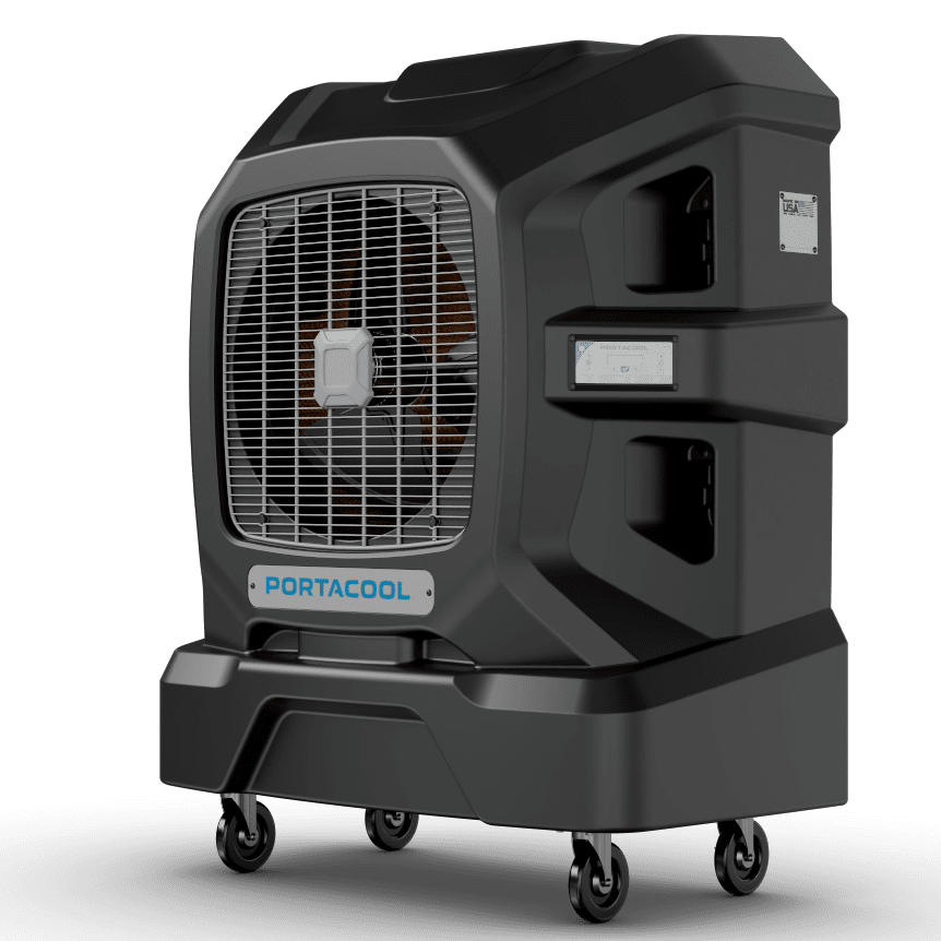 Portacool Apex 2000 Commercial Evaporative Air Cooler - Left Angle
