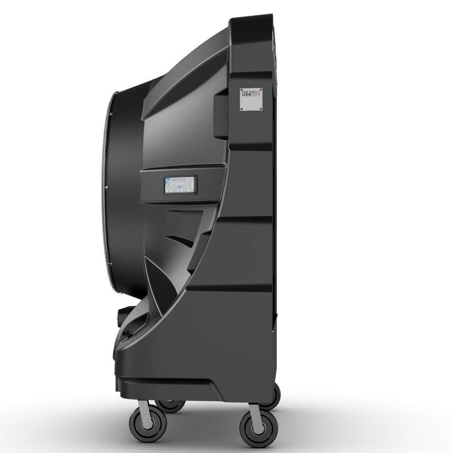 Portacool Apex 6500 Industrial Evaporative Cooler - Side View