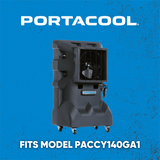 HydroTek™ Replacement Media Set made for the Portacool Cyclone™ 140 - Infographic