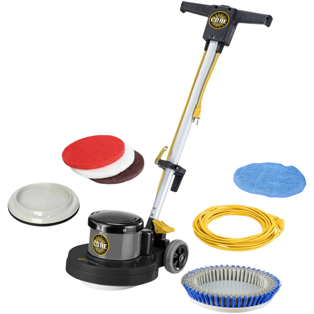 Prolux 13 Core Heavy Duty Floor Buffer - w/ Accessories