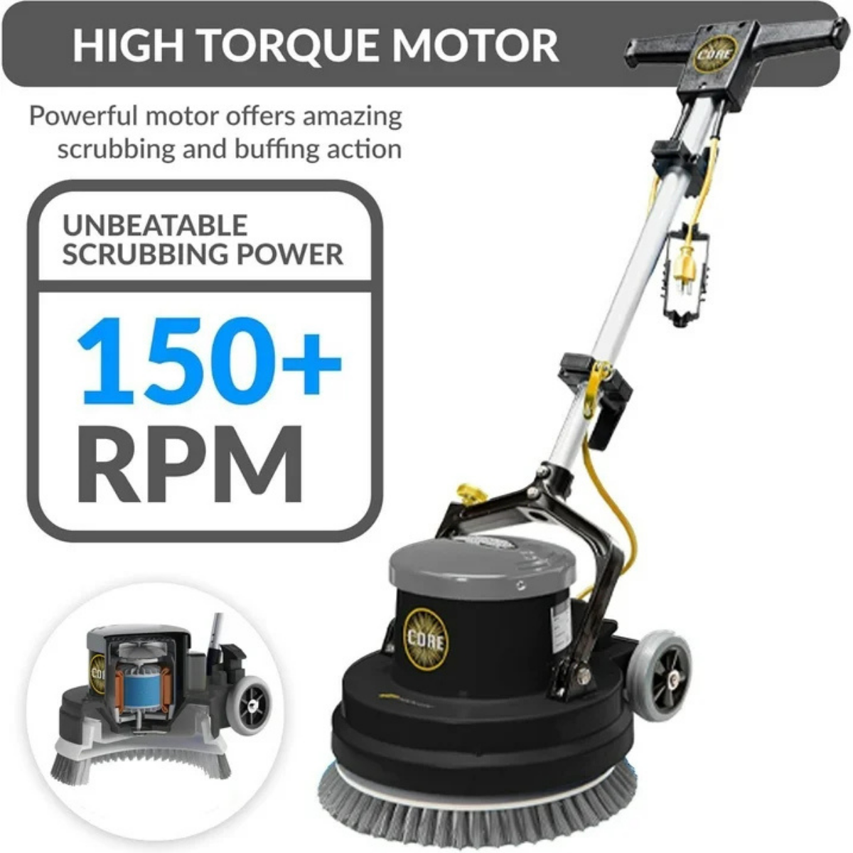 Prolux 15 Core Heavy Duty Floor Buffer - Infographic 1