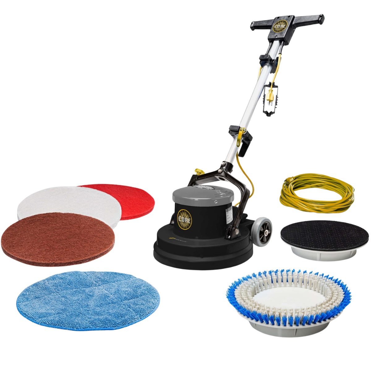 Prolux 15 Core Heavy Duty Floor Buffer - w/ Accessories