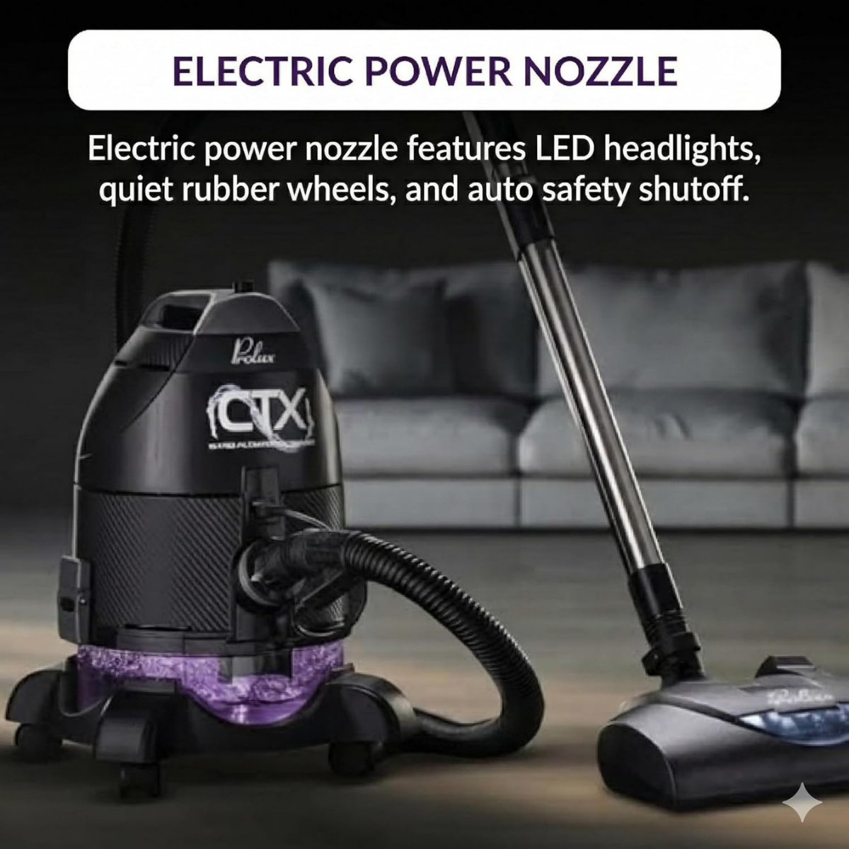 Prolux CTX Pro Wet/Dry Canister Vacuum - Infographic 2