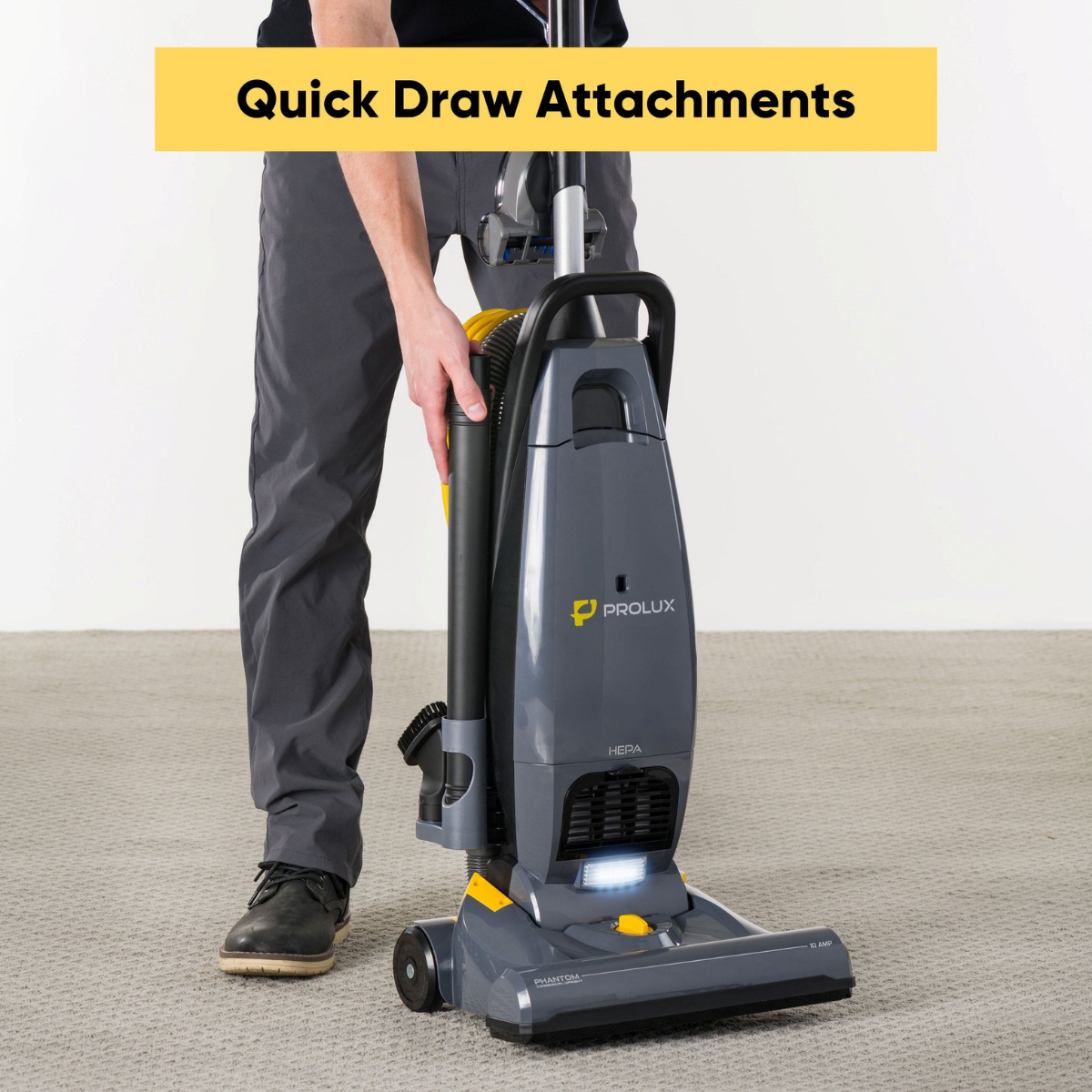 Prolux Phantom Upright Commercial Vacuum - Infographic 4