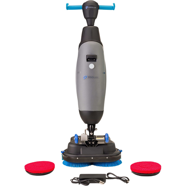 Prolux PLCC430BN Cordless Commercial Micro Dual Brush Floor Scrubber - Main