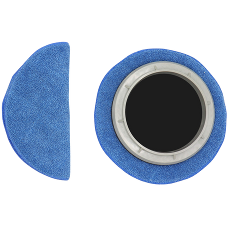Prolux Replacement 13 Inch Mopping Pads and Pad Holder - Angle