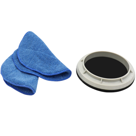 Prolux Replacement 13 Inch Mopping Pads and Pad Holder - Main