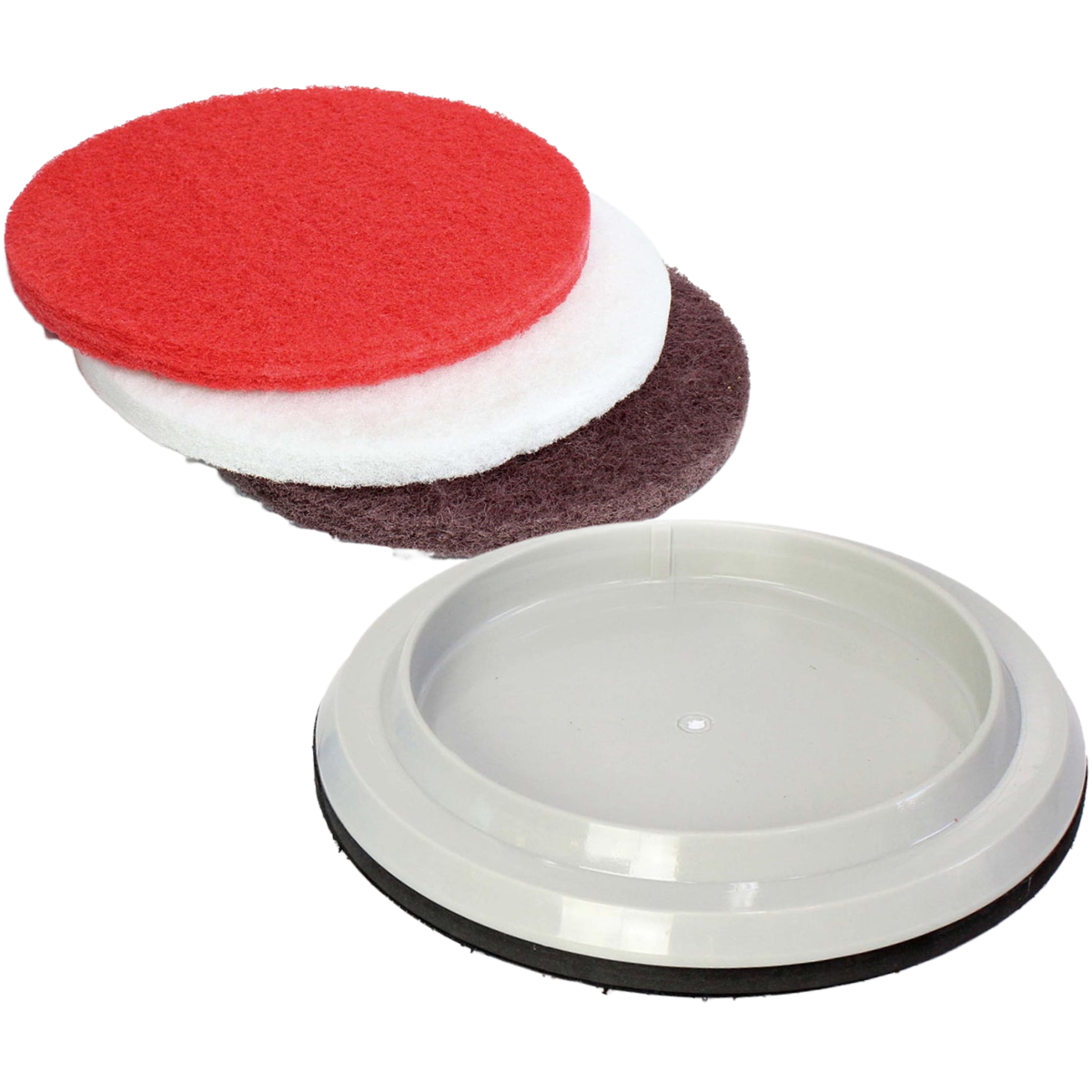 Prolux Replacement 3 Piece Buffering Pads and Pad Holder- Main