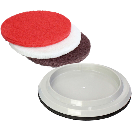 Prolux Replacement 3 Piece Buffering Pads and Pad Holder- Main