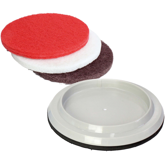 Prolux Replacement 3 Piece Buffering Pads and Pad Holder- Main