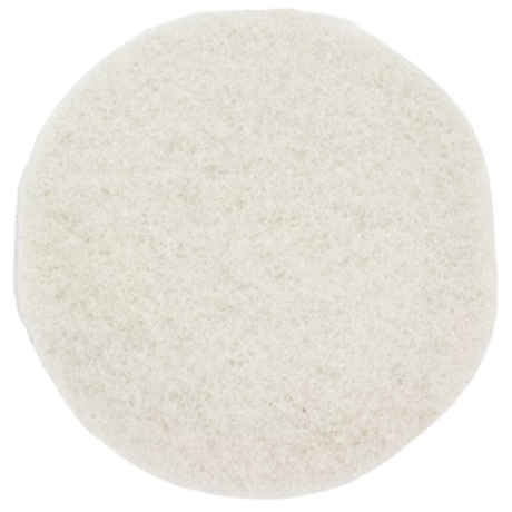 Prolux Replacement White Light-Duty Scrubbing Pad - Angle