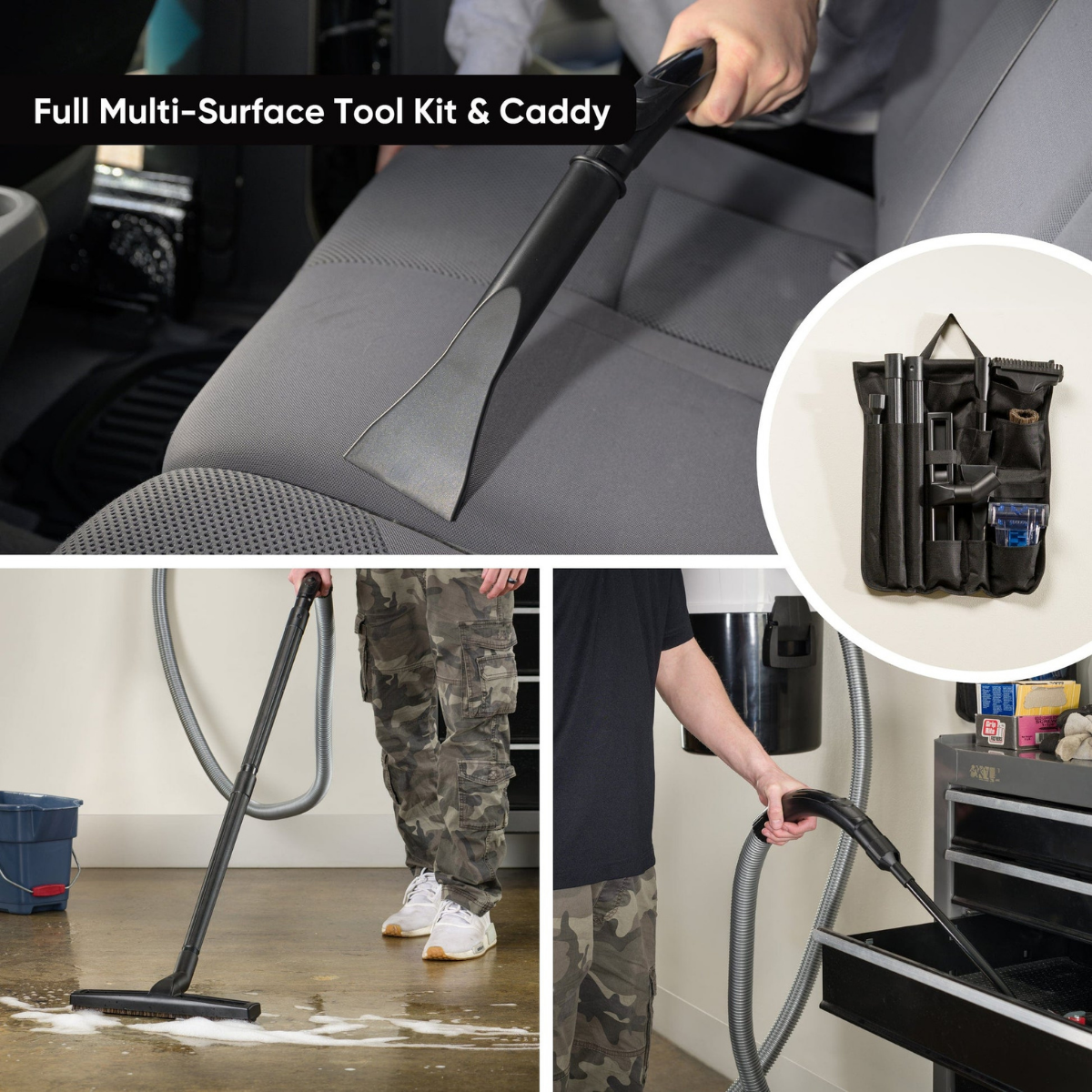 Prolux Wall-Mounted Wet/Dry Garage Vacuum - Infographic 2