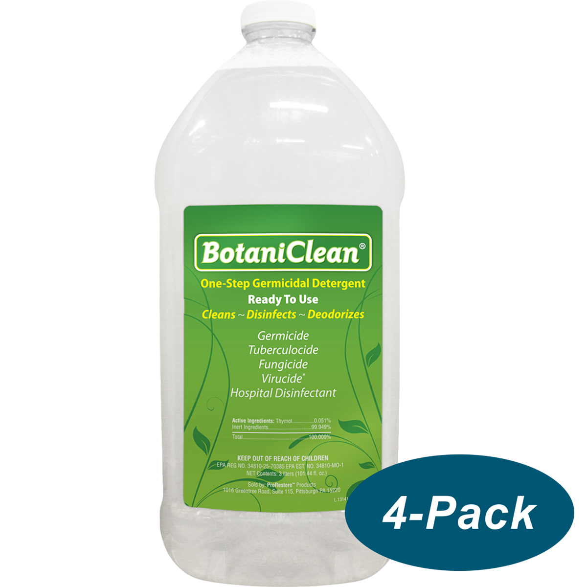 ProRestore BotaniClean Germicidal Disinfectant 4-Pack