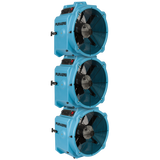 PURAERO 1/4 HP 4000 CFM 2.7A Pro Axial Fan - Stackable