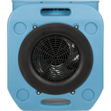 Puraero 1/4 HP 1100 CFM 2.51A Low Profile Air Mover - Blue - Top
