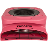 Puraero 1/4 HP 1100 CFM 2.51A Low Profile Air Mover - Red - Front