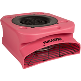 Puraero 1/4 HP 1100 CFM 2.51A Low Profile Air Mover - Red - Main