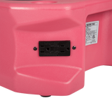 Puraero 1/4 HP 1100 CFM 2.51A Low Profile Air Mover - Red - Outlet