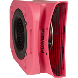 Puraero 1/4 HP 1100 CFM 2.51A Low Profile Air Mover - Red - Stacking