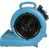 PURAERO 1/3 HP 2.44A Air Mover - Blue - Left Side