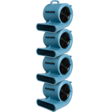 PURAERO 1/3 HP 2.44A Air Mover - Blue - Stackable
