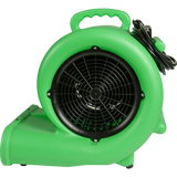 PURAERO 1/3 HP 2.44A Air Mover - Green - Left Side