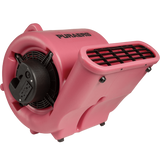 PURAERO 1/3 HP 2.44A Air Mover - Red - 45 Degrees