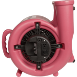 PURAERO 1/3 HP 2.44A Air Mover - Red - 90 Degrees