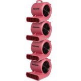 PURAERO 1/3 HP 2.44A Air Mover - Red - Stackable