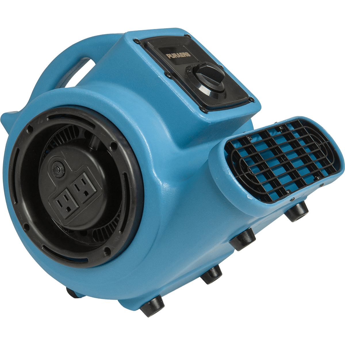 Puraero 1/5 HP 800 CFM Mini Air Mover - 45 Degrees