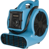 Puraero 1/5 HP 800 CFM Mini Air Mover - Angle