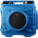 Puraero 1/4 HP 675 CFM 2.2A HEPA Air Scrubber -  Right Side