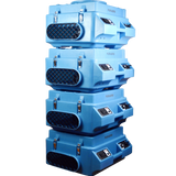 Puraero 1/4 HP 675 CFM 2.2A HEPA Air Scrubber - Stackable