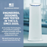 PureGuardian 1.5 Gal. Ultrasonic Warm & Cool Mist Tower Humidifier - Infographic 5