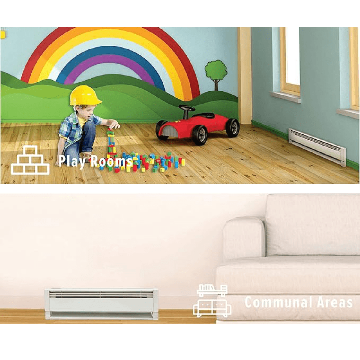 Qmark Hydronic Baseboard Heaters - Lifestyle 3
