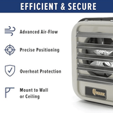 Qmark MUH108-Pro Industrial Unit Heater - Graphics 2