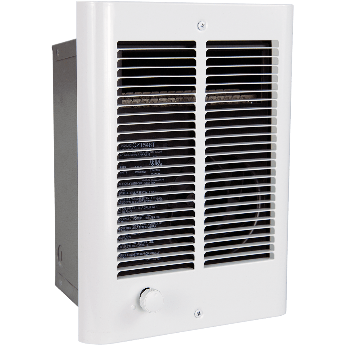 QMark COS-E Fan-Forced Wall Heater - angle