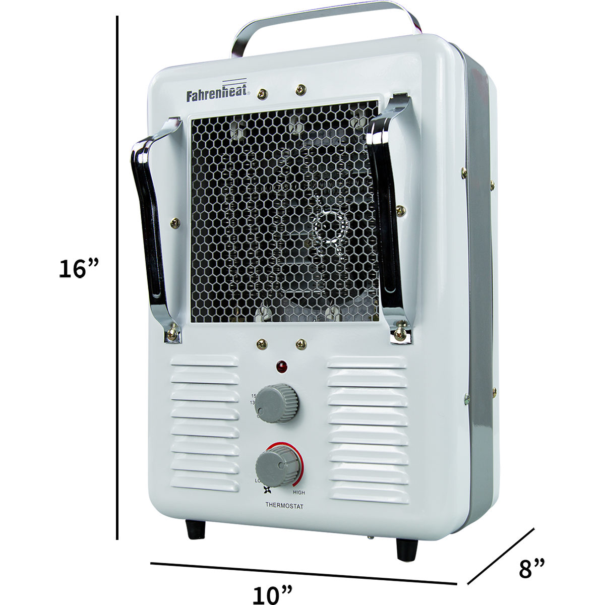 QMark Fahrenheat MMHD1502T Portable Utility Heater - Dimensions