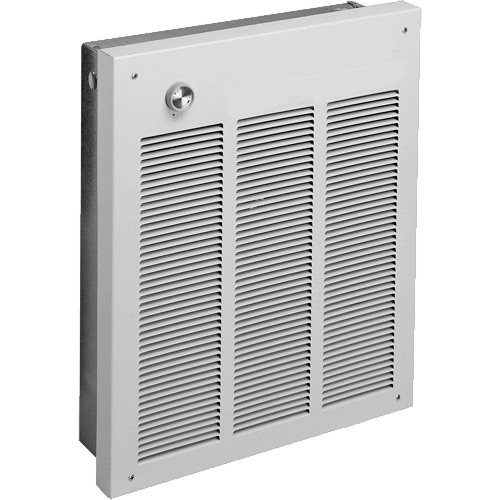 QMark Fan-Forced 120V Wall Heater - Side Angle