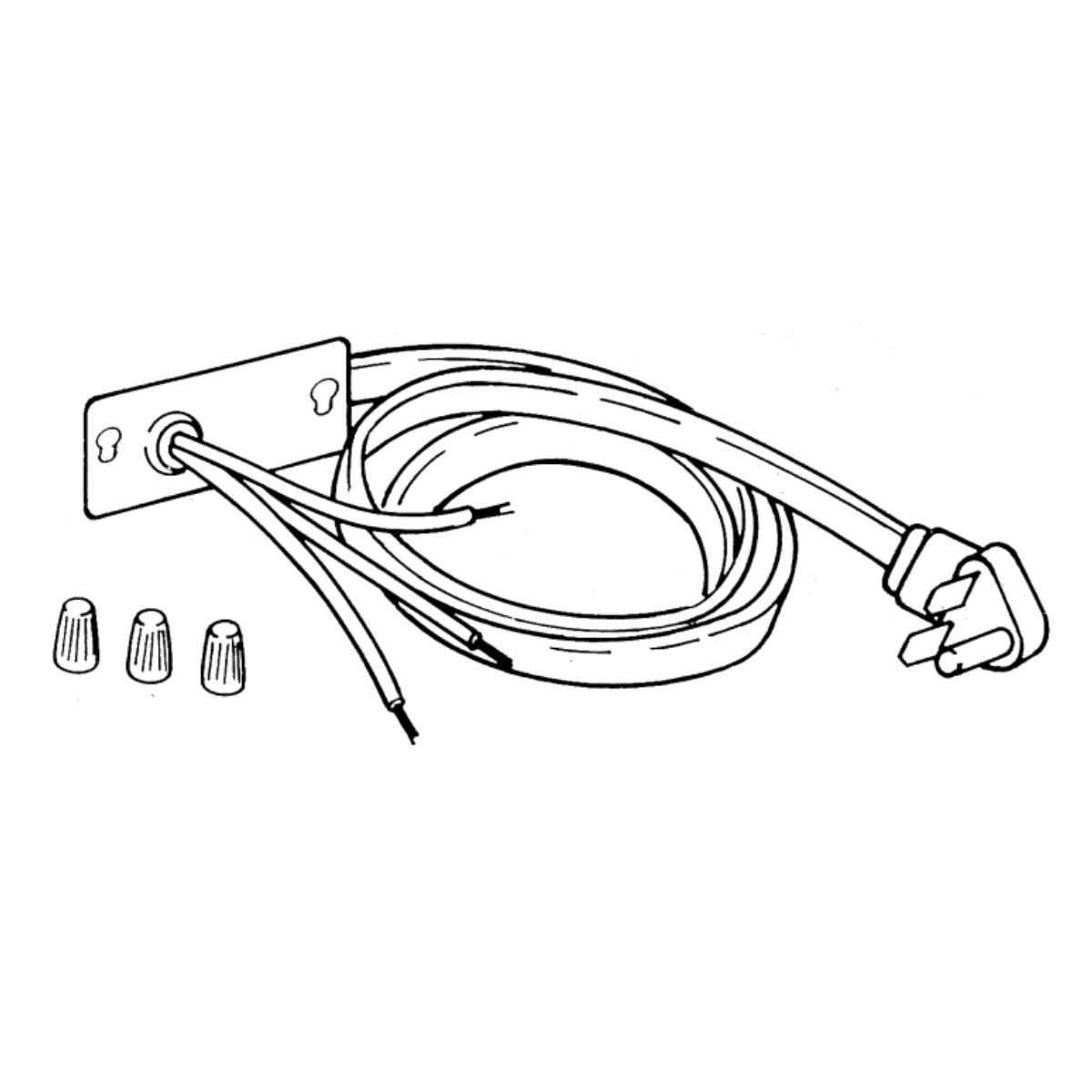QMark Cord and Plug Assembly PHCS1B - Diagram
