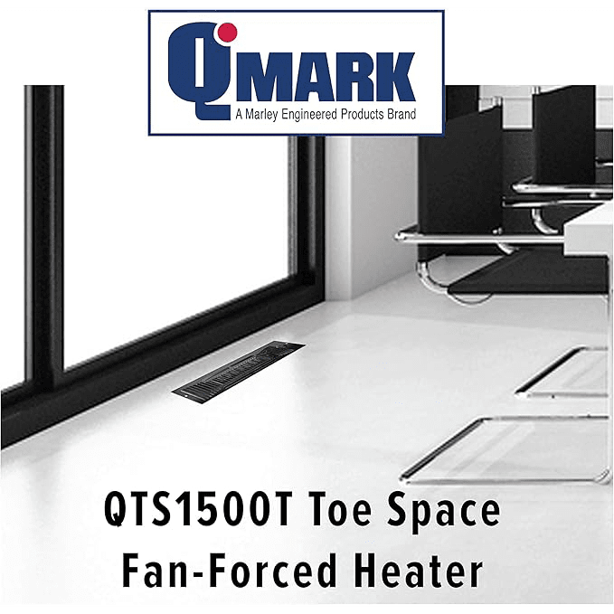 Qmark Fan-Forced Toe Kick Heaters - Infographic 1