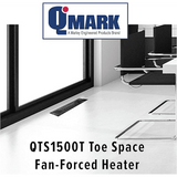 Qmark Fan-Forced Toe Kick Heaters - Infographic 1